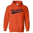 thumbnail image 1 of UGP Campus Apparel Houston Baseball Script - Hometown Pride, Pitcher Hoodie - 3X-Large - Orange, 1 of 6