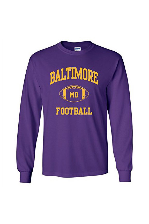 Apparel Long Sleeve Graphic Crew Neck Regular Jersey (Men's or Women's) 1 Pack