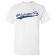 thumbnail image 1 of UGP Campus Apparel Oklahoma City Baseball Script Basic Cotton T-Shirt - Medium - White, 1 of 7