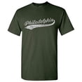 thumbnail image 1 of UGP Campus Apparel Philadelphia Baseball City Script Basic Cotton T Shirt - Medium - Forest, 1 of 6