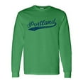 thumbnail image 1 of UGP Campus Apparel Portland Baseball Script - Hometown Pride, Pitcher Long Sleeve T Shirt - Medium - Green, 1 of 6