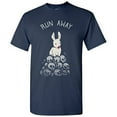 thumbnail image 1 of UGP Campus Apparel Run Away Basic Cotton T-Shirt - X-Large - Navy Blue, 1 of 6