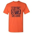 thumbnail image 1 of UGP Campus Apparel Straight Outta Chicago - Chicago Football T Shirt - X-Large - Orange, 1 of 6