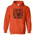 thumbnail image 1 of UGP Campus Apparel Straight Outta Cincinnati - Ohio Football Hometown Pride Hoodie - 3X-Large - Orange, 1 of 6