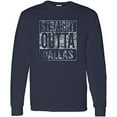 thumbnail image 1 of UGP Campus Apparel Straight Outta Dallas Long Sleeve T-Shirt - Large - Navy, 1 of 6
