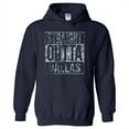 thumbnail image 1 of UGP Campus Apparel Straight Outta Dallas - Texas Football Hometown Pride Hoodie - Large - Navy, 1 of 6