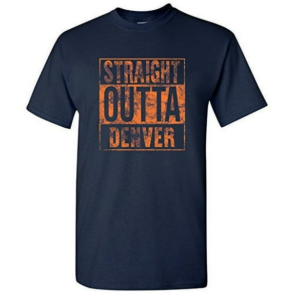 UGP Campus Apparel Straight Outta Denver T-Shirt - 2X-Large - Navy