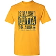 thumbnail image 1 of UGP Campus Apparel Straight Outta Los Angeles T-Shirt - Large - Gold, 1 of 6