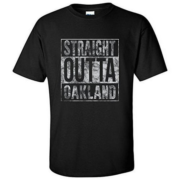 UGP Campus Apparel Straight Outta Oakland T-Shirt - 3X-Large - Black