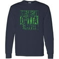 thumbnail image 1 of UGP Campus Apparel Straight Outta Seattle Long Sleeve T-Shirt - X-Large - Navy, 1 of 6