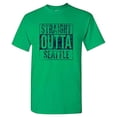 thumbnail image 1 of UGP Campus Apparel Straight Outta Seattle - Seattle Football T Shirt - X-Large - Irish Green, 1 of 6