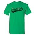 thumbnail image 1 of UGP Campus Apparel Tucson City Baseball Script Basic Cotton T-Shirt - Medium - Green, 1 of 6