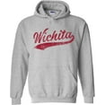 thumbnail image 1 of UGP Campus Apparel Wichita Baseball Script - Adult Unisex Hoodie - Large - Sport Grey, 1 of 6