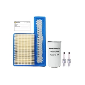 UGP Onan Kit with UGP 0122-0836 Oil Filter, UGP 0140-3116 Air Filter, and 0167-1638 Spark Plugs