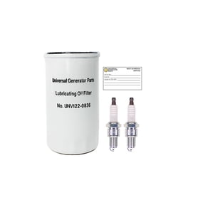 UGP Onan Kit with UGP 0122-0836 Oil Filter and Onan 167-1638 Spark Plugs