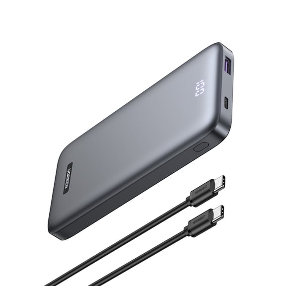 UGREEN Power Bank 10000mAh , Slim 20W PD and 22.5W Super Fast Portable Charger, Dual Output Battery Pack for Phones and Tablets