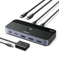 thumbnail image 1 of UGREEN 10Gbps USB C Switch 2 Computers Share 4 USB 3.2 Ports, USB Switcher Selector for PC Laptop Keyboard Mouse Webcam USB-Microphone, 1 of 10