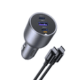 thumbnail image 1 of UGREEN 130W USB C Car Charger Adapter, Dual Port Fast Charging for Phones and Tablets, 1 of 12