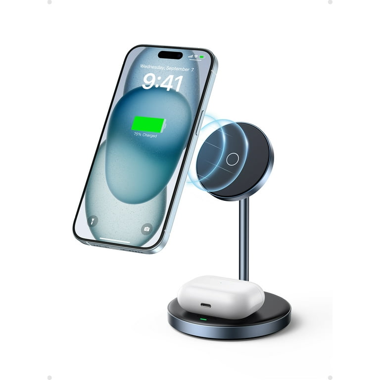 UGREEN 2-in-1 Magnetic Wireless Charging Station, with MagSafe
