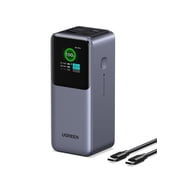UGREEN 20000mAh Power Bank 100W USB C Fast Charging Portable Charger with TFT Display, 2C1A 3-Port Laptop Power Bank Compatible with Phones, Tablet and more