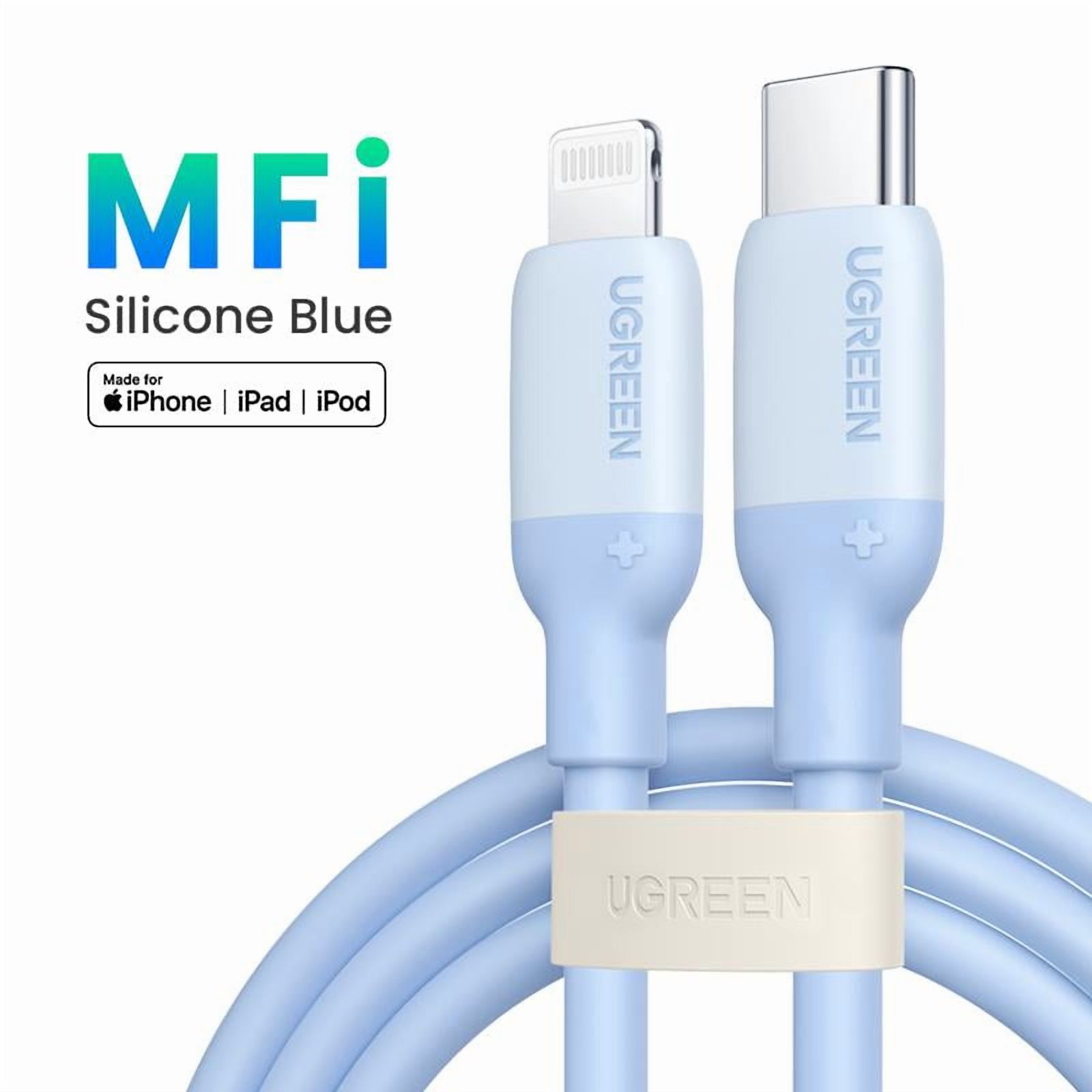 UGREEN 3.3FT USB C to Lightning & USB C Cable MFi Certification Lightning Cable Compatible with iPhone 16-8 Series, iPad 9, AirPods Pro, and More,TikTokShopBacktoSchool，Clearance price!