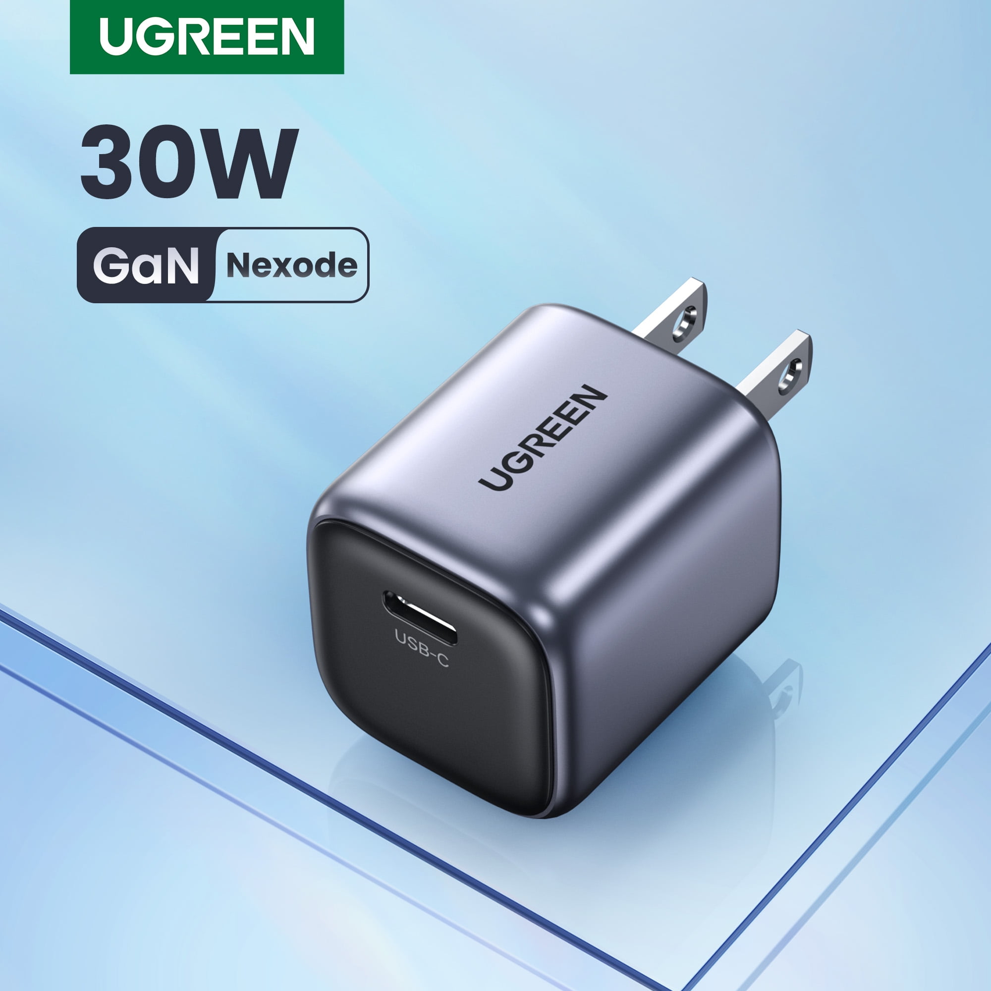 UGREEN Nexode Chargeur 30W USB C avec GaN Tech Compatible avec