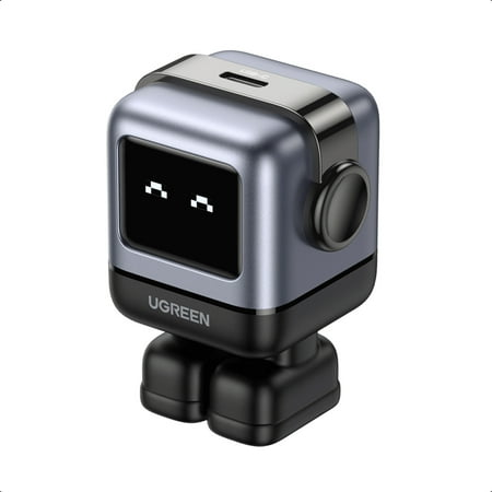 UGREEN Uno 30W USB C Charger, Robot GaN Charger Block for iPhone 15 Pro Max/14/13/12, Galaxy Ultra, Pixel, MacBook Air, iPad Pro