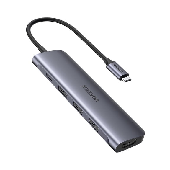 UGREEN 5 in 1 USB C Hub, USB C Adapter with USB 3.0, HDMI, PD 100W Charging