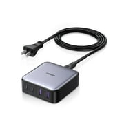 UGREEN 65W USB C Charger Station, 4 Ports GaN Charger for Cellphone Laptop, with 6.5 FT Cable
