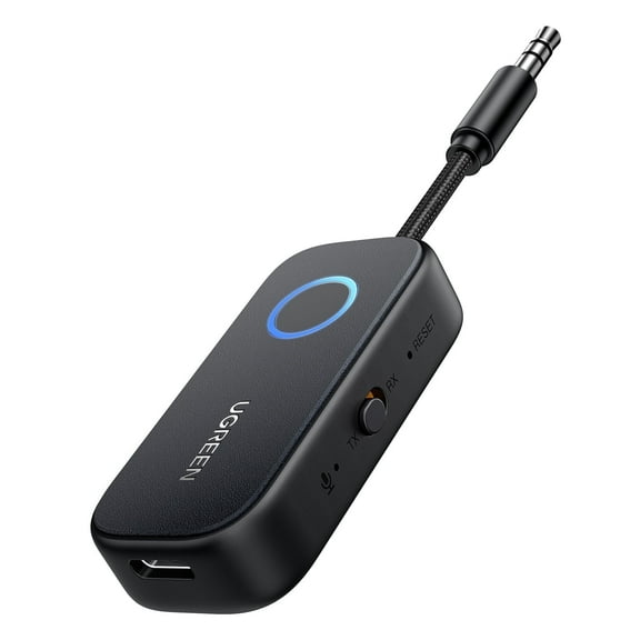 UGREEN Bluetooth 5.2 Transmitter and Receiver, Aux Bluetooth Adapter for Flight, TV, Car Stereo