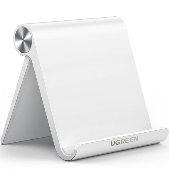 UGREEN Desk Tablet Stand, Adjustable Holder Compatible for iPad, White