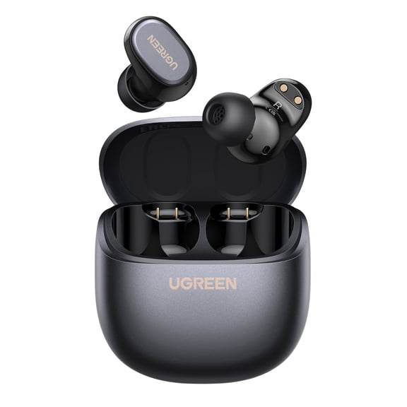 UGREEN HiTune A3 True Wireless Earbuds, Bluetooth 6.0, 35H Battery, Spatial Audio, AI Call Noise Reduction, Low Latency 80ms, IPX5