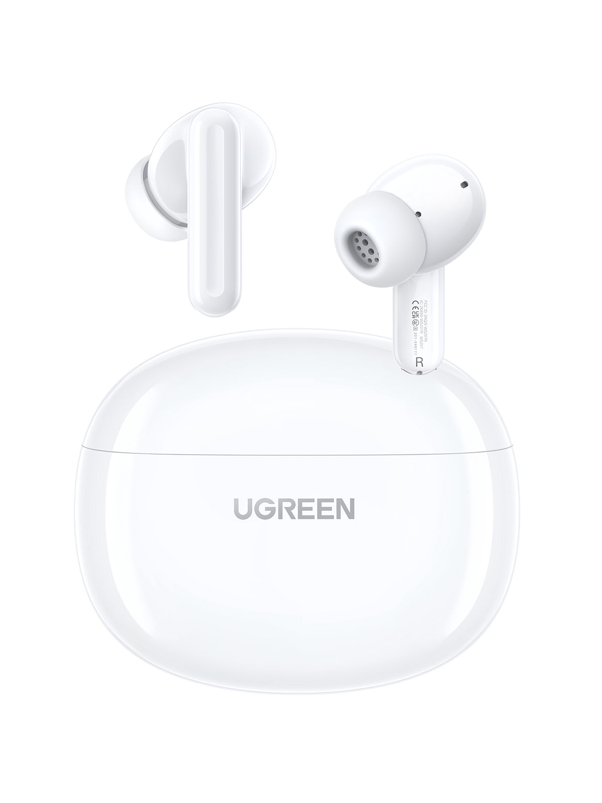 UGREEN True Wireless Earbuds Bluetooth 5.4, 28H Long Battery Life, Fast Charging, 12mm Deep Bass Driver, ENC Noise Cancelling Mic, IPX5 Waterproof, Ultra Light Comfortable Fit, Low Latency Gaming