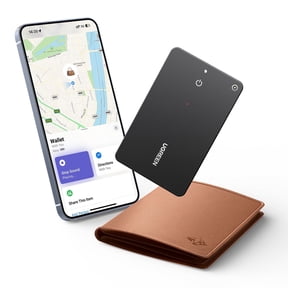 UGREEN FineTrack Slim Wallet Tracker Card, Compatible with iOS, Compatible with Apple Find My, 0.07in Ultra-Thin, 1-Year Battery