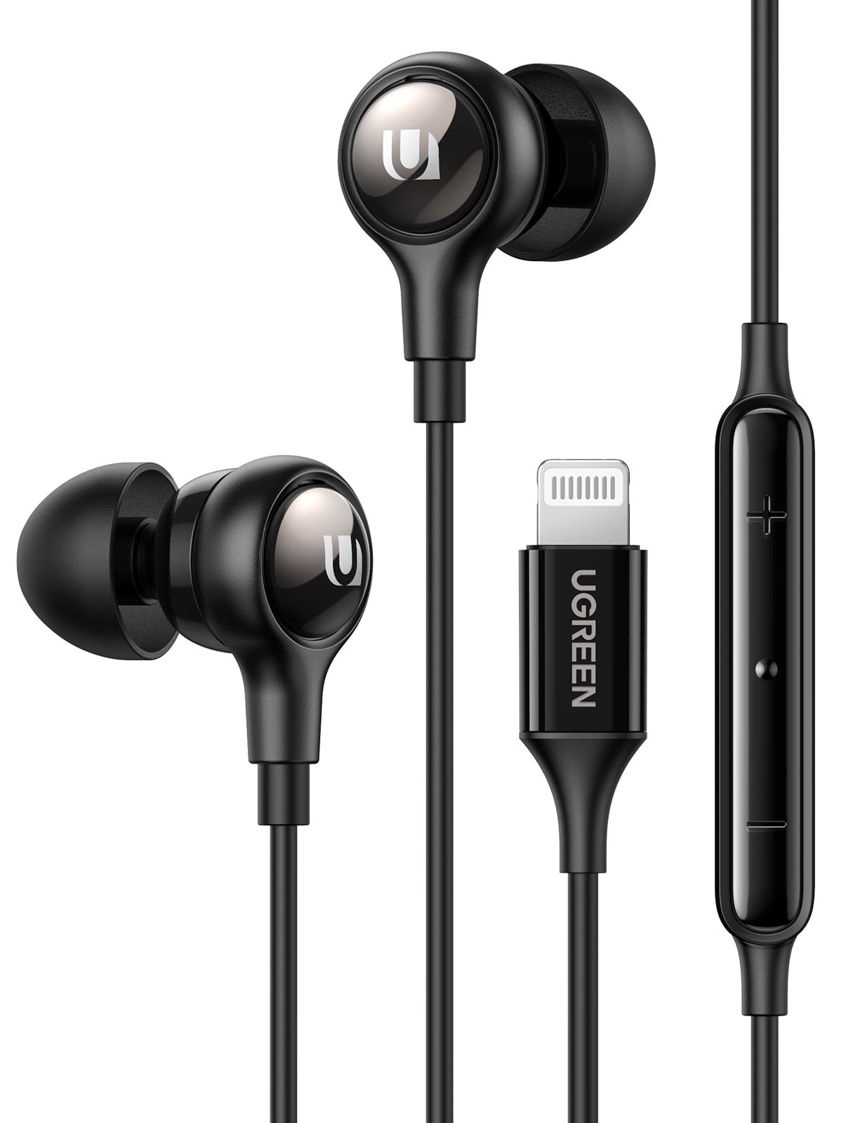 UGREEN Lightning Headphones [MFI Certified], inEar Earphones