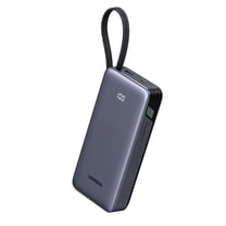 UGREEN Nexode 45W Power Bank, 20,000mAh Portable Charger with Built-in USB-C Cable, 3-Port Fast Charging for Phones and Tablets