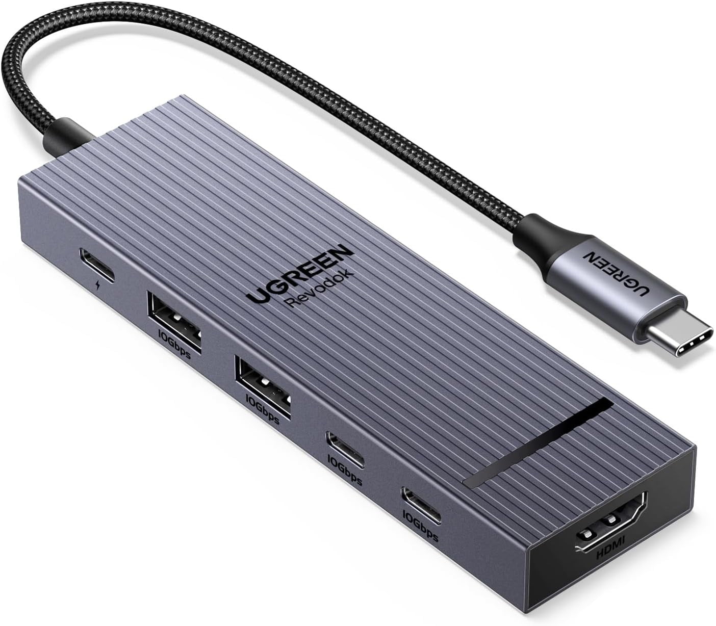 UGREEN Revodok Pro USB-C 6 in 1 10Gbps 4K 60Hz HDMI, 100W Power Delivery for MacBook Pro/Air, iPad Pro, Thinkpad Rog Ally and More.