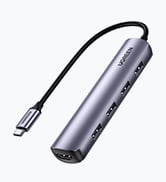 UGREEN USB-C to 4*USB 3.0+HDMI Adapter