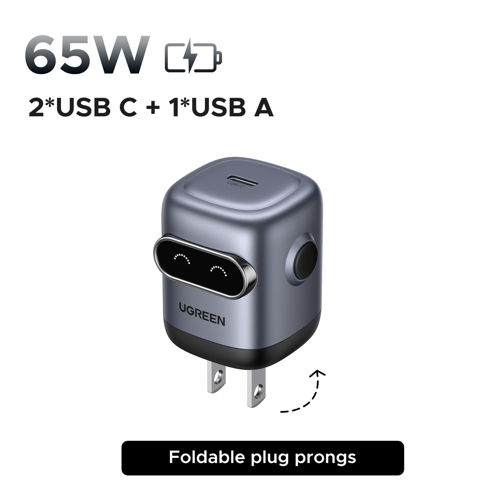 65W Gray 2C+1A