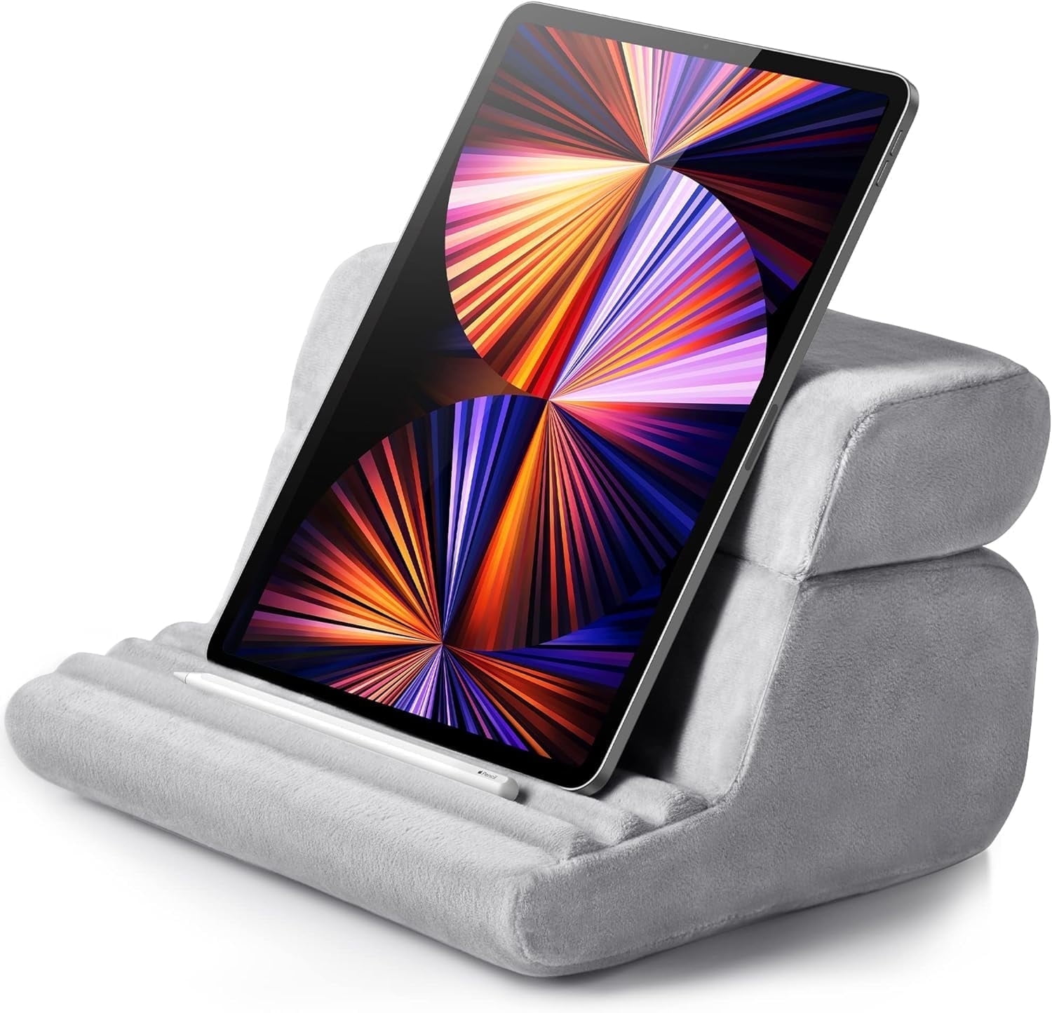 UGREEN iPad Stand Pillow, Adjustable and Foldable Tablet Holder for Lap, Desk and Bed, Compact and Durable
