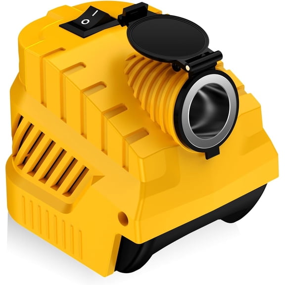 UGTXKJ Step Down Converter for Dewalt, 20V to 12V Power Supply Adapter, with Car Cigarette Lighter Socket 240W Powering for Vehicle Devices, USB Port, USB C / Type C Port Charging Output