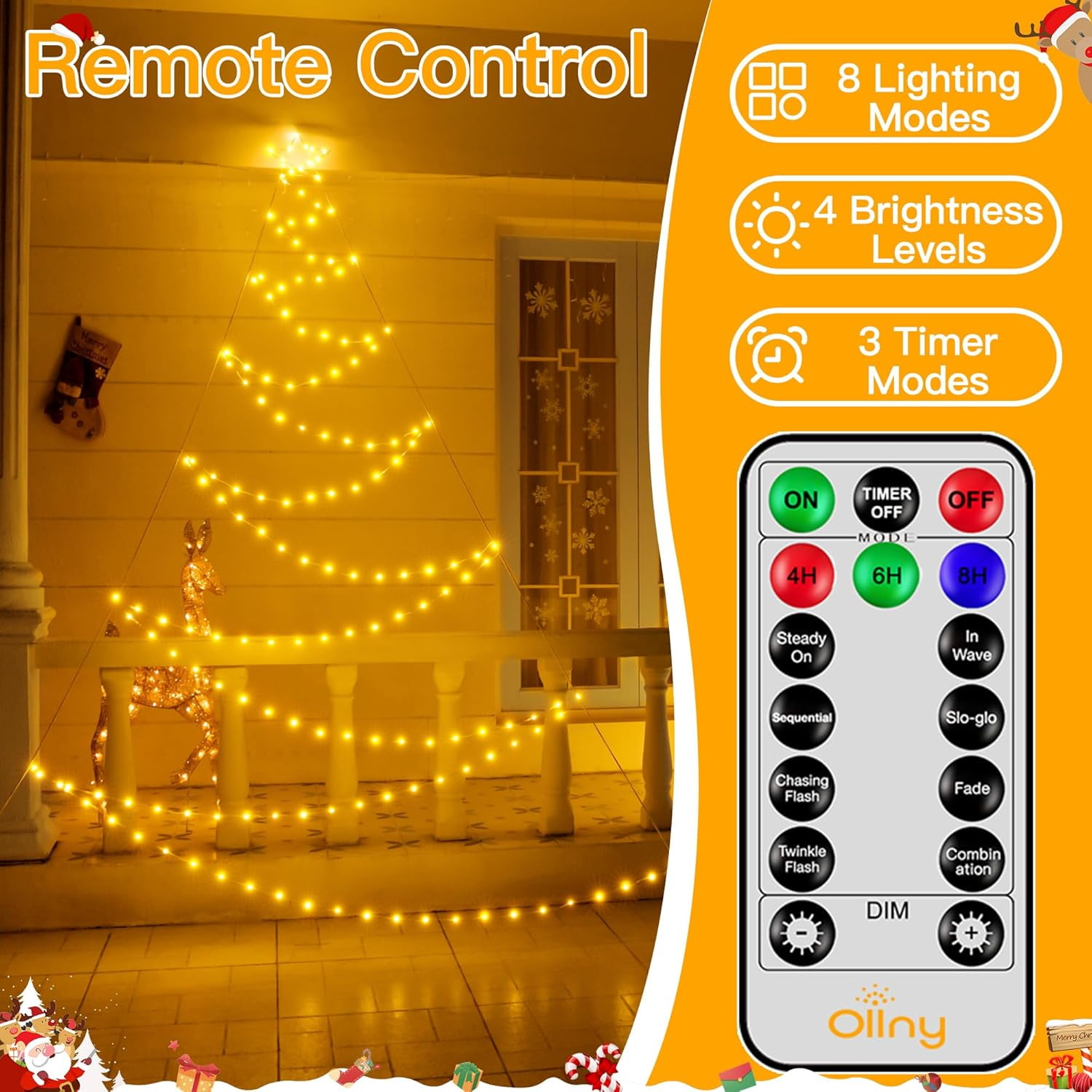 UGUCYUIOutdoor Lighted Christmas Decorations 13FT Tall, IP67 — free download