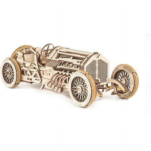 UGears UTG0031 U-9 Grand Prix Car Wooden 3D Model Kit