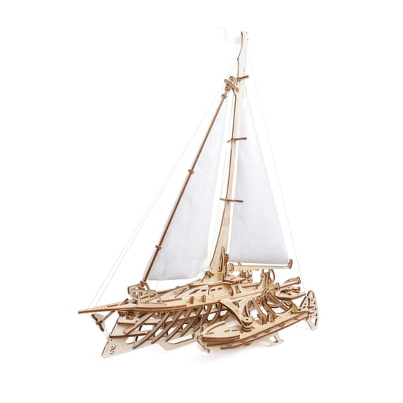 UGears UTG0044 Trimaran Merihobus Wooden 3D Model Kit