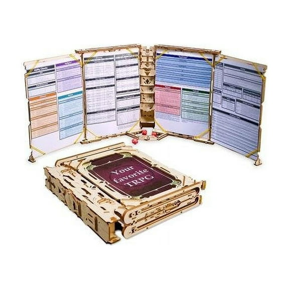 UGears UTG0056 Game Masters Screen Wooden 3D Model Kit