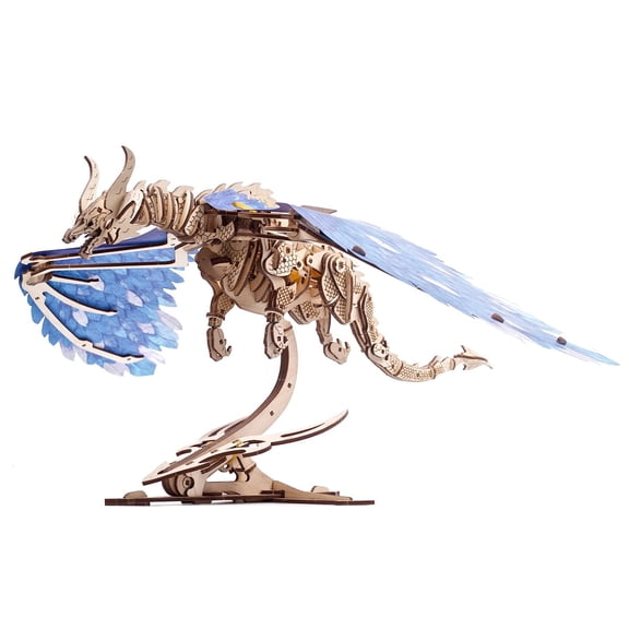 Dragon 3D Mechanical Wooden Model, Puzzle for Adults and Teenagers, Best Christmas and Thanksgiving Gift