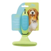 UGroom 8361537 Cat & Dog Grooming Rake, Blue
