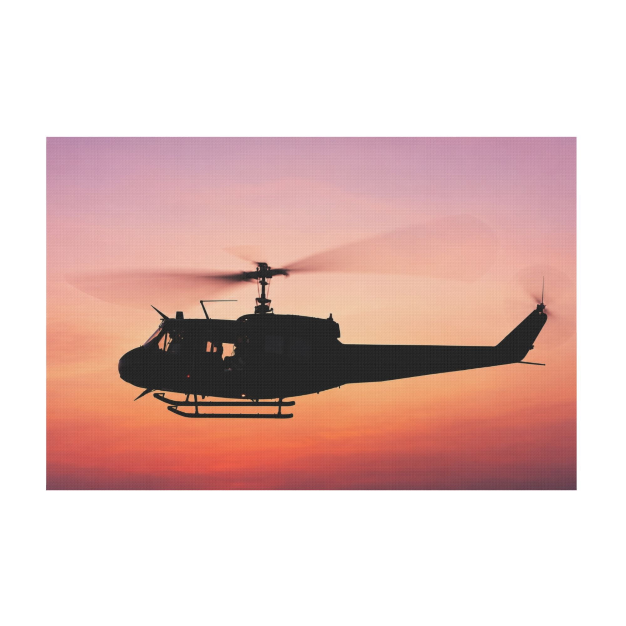 Huey Helicopter Art