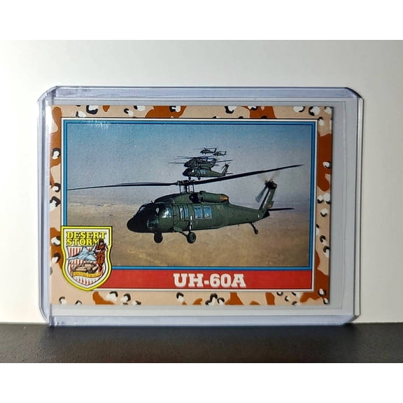 UH-60A Black Hawk 1991 Topps Desert Storm #130 Card