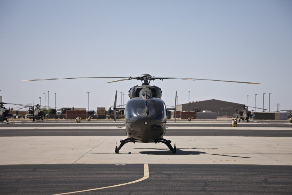 UH-72 Lakota Helicopter at Pinal Airpark Arizona Canvas Art - Terry MooreStocktrek Images (35 x 23)